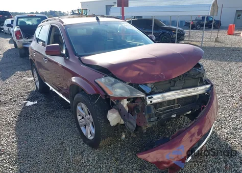 2006 Nissan Murano Sl from USA, damaged, VIN JN8AZ08T46W403725